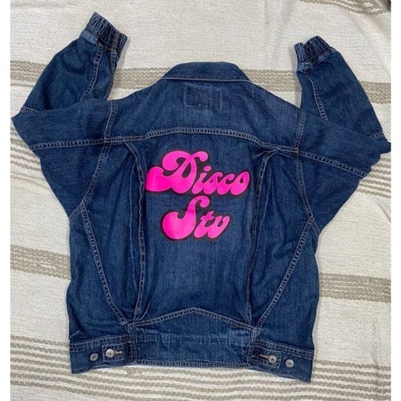 American Eagle Blue Denim Jacket Size Small - Picture 9 of 10